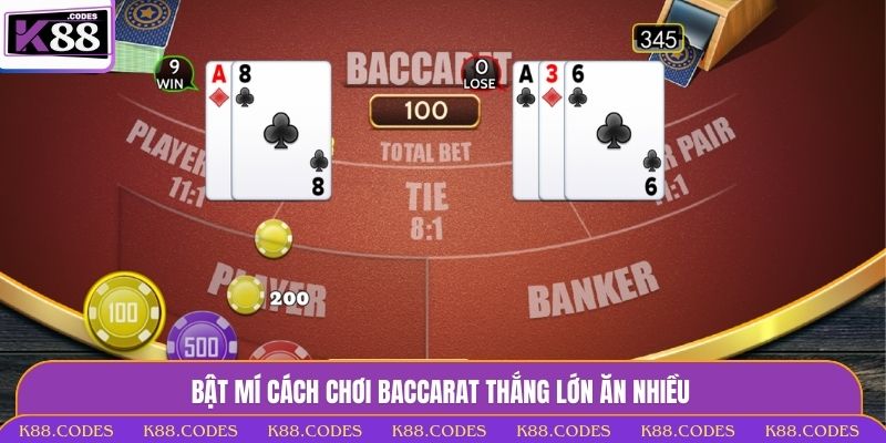Hướng Dẫn Cách Chơi Baccarat - Bí Quyết Thắng Lớn Tại K88 cách chơi baccarat