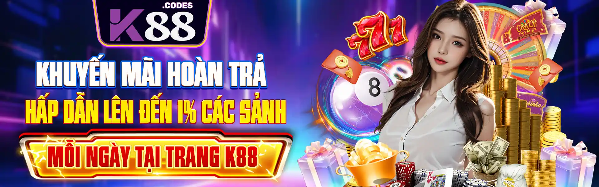 Trang Chủ k88 khuyến mãi hoàn trả 1% mỗi ngày