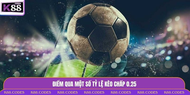 Kèo Chấp 0.25 Là Gì? K88 Hướng Dẫn Đọc Kèo, Mẹo Xuống Tiền kèo chấp 0.25