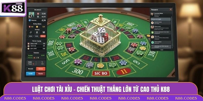 Luật Chơi Tài Xỉu - Chiến Thuật Thắng Lớn Từ Cao Thủ K88 luật chơi tài xỉu