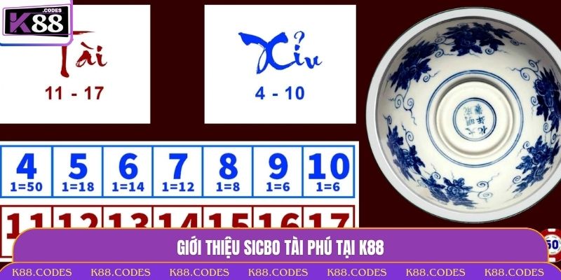 Sicbo Tài Phú - Tuyệt Chiêu Đặt Cược Thông Minh Tại K88 Giới thiệu Sicbo Tài Phú